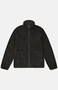 WeSC Moritz Black Faux Shearling Jacket