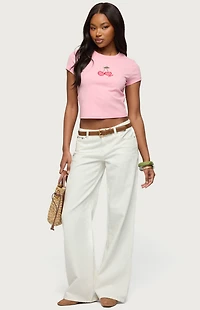 Edikted Cherry Crush T-Shirt