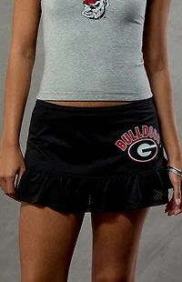 WILD COLLECTIVE Georgia Bulldogs Ruffle Mini Skort