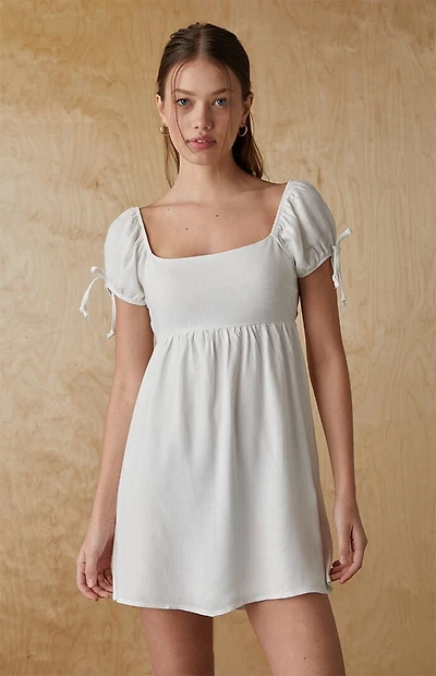 Your Favorite Open Back Babydoll Mini Dress