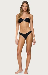 Edikted Starfish Ruched Bikini Bottom