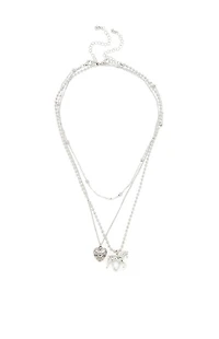 LA Hearts Mustang Layered Necklace