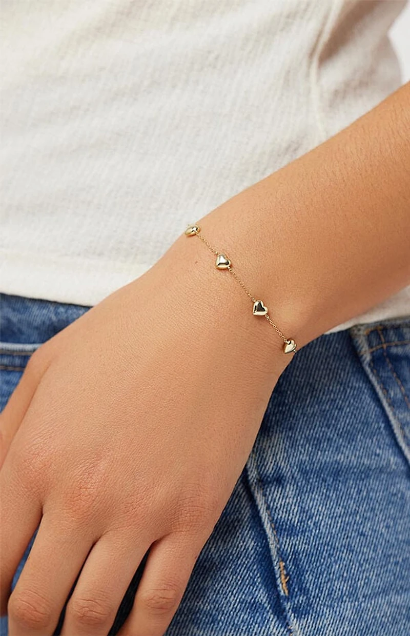 Ana Luisa Lani Heart Bracelet