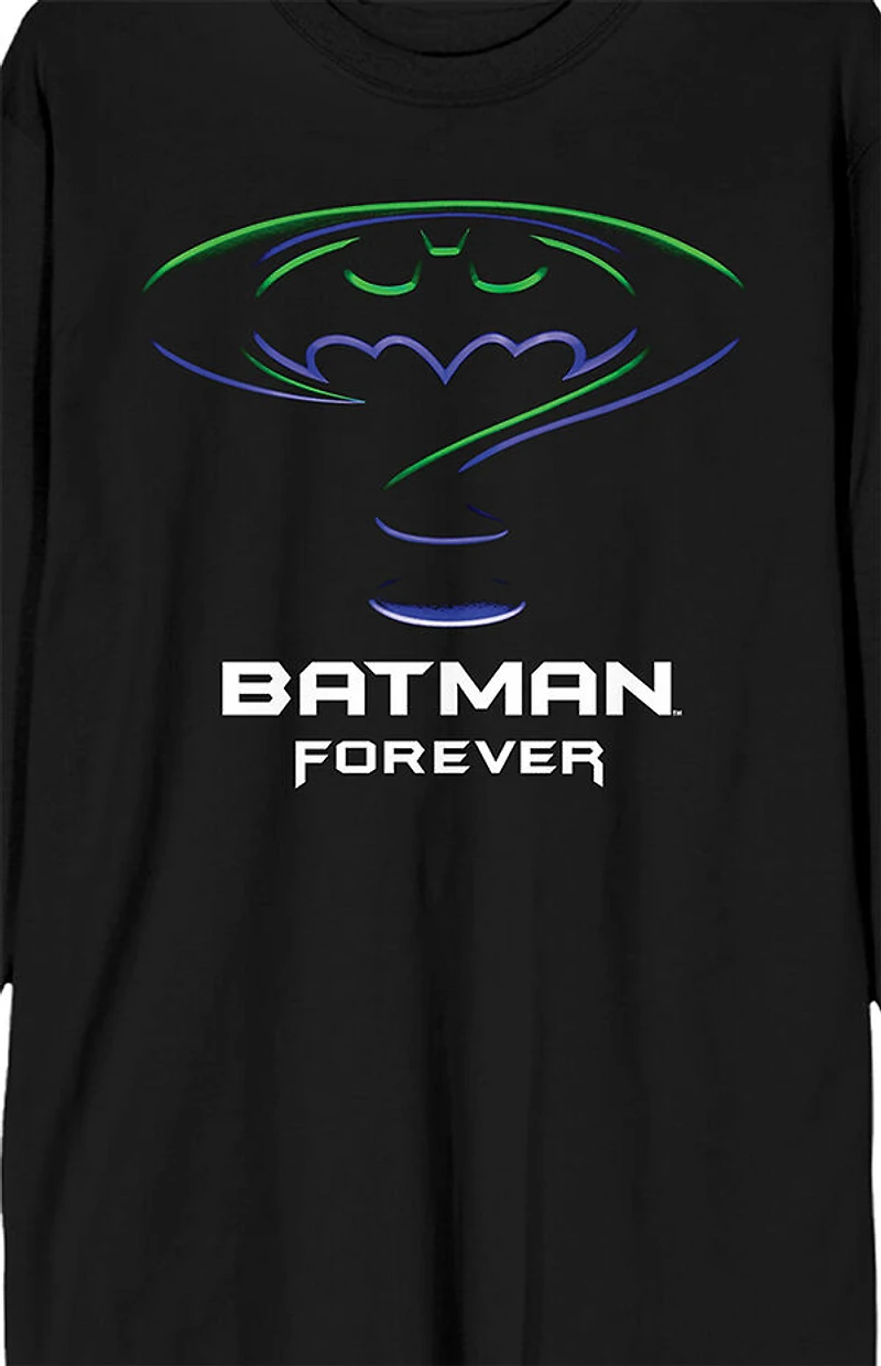 Batman Forever Movie Logo Long Sleeve T-Shirt