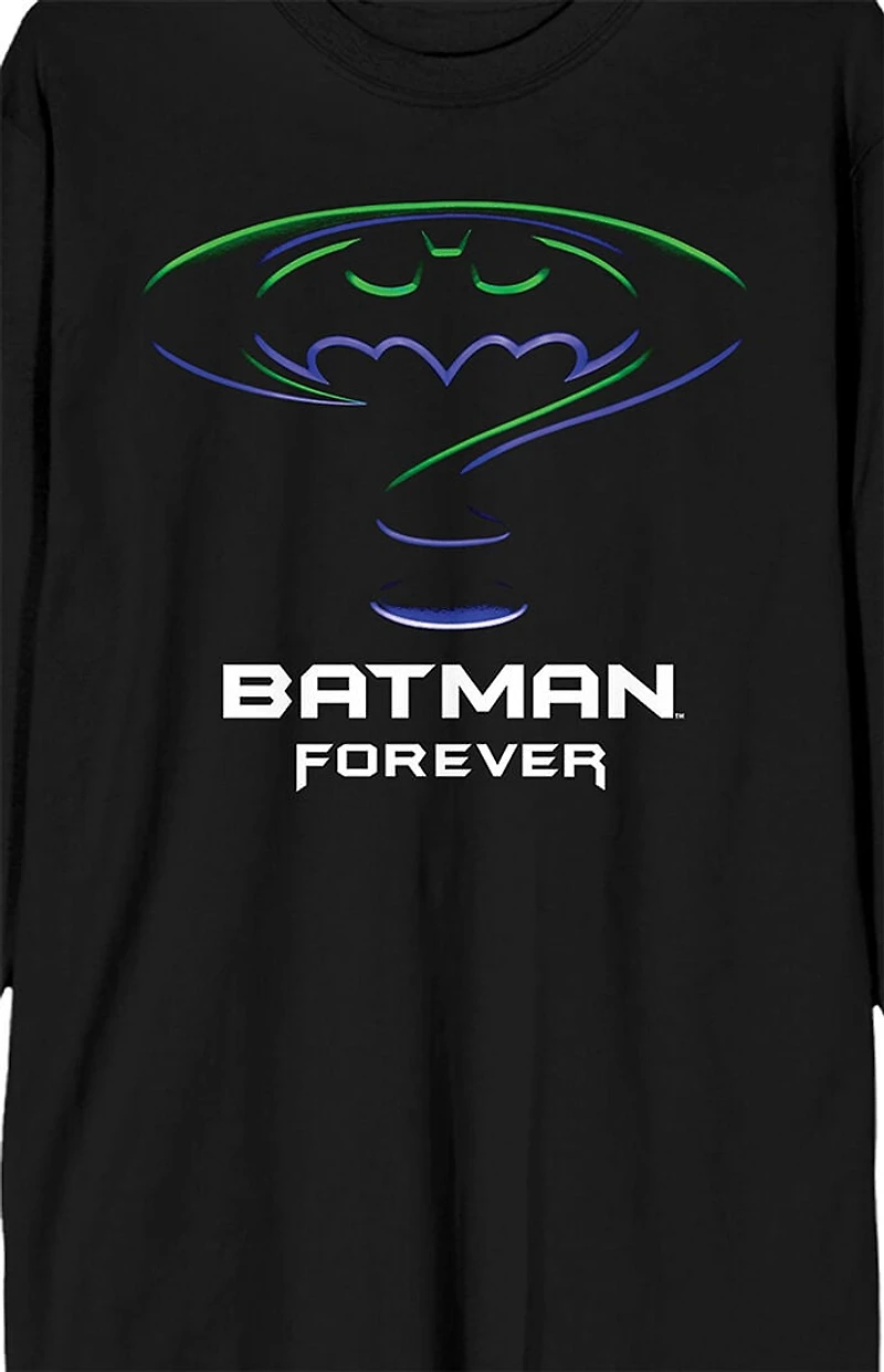 Batman Forever Movie Logo Long Sleeve T-Shirt