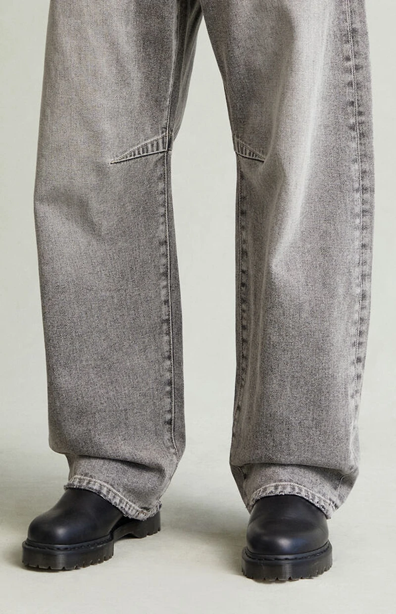 Pacsun Mason Baggy Jeans Darted Dark Gray