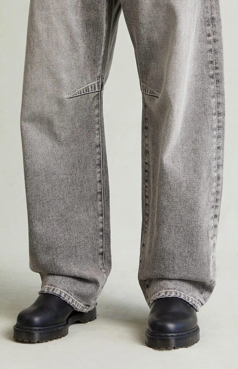Pacsun Mason Baggy Jeans Darted Dark Gray