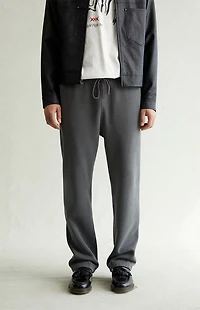 Pacsun Washed Black Straight Leg Sweatpants