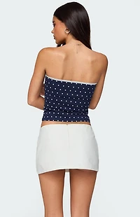 Edikted Built Bra Polka Dot Top