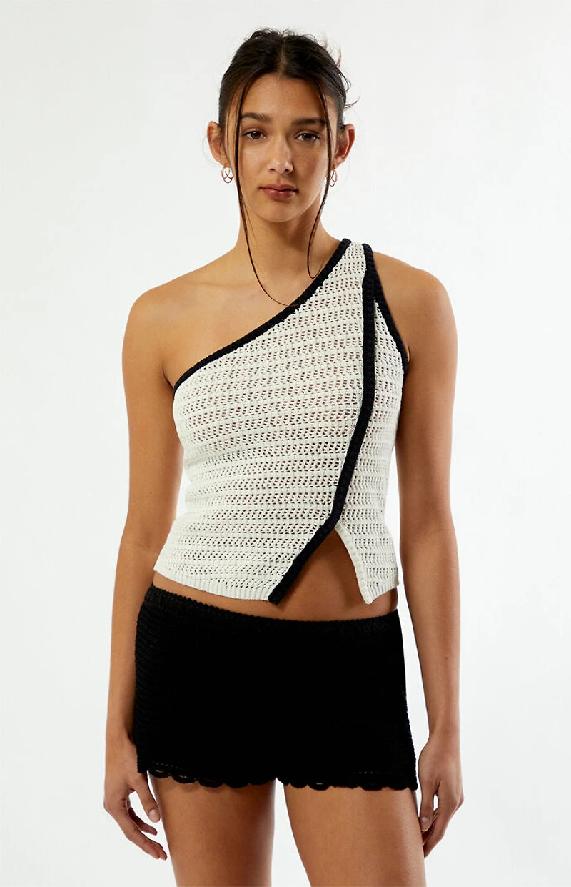 Your Favorite Colette One Shoulder Knit Top