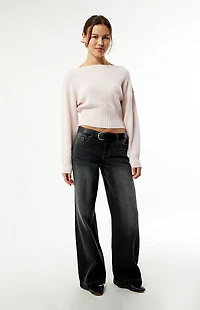 Your Favorite Cosette Ribbed Off-The-Shoulder Sweater