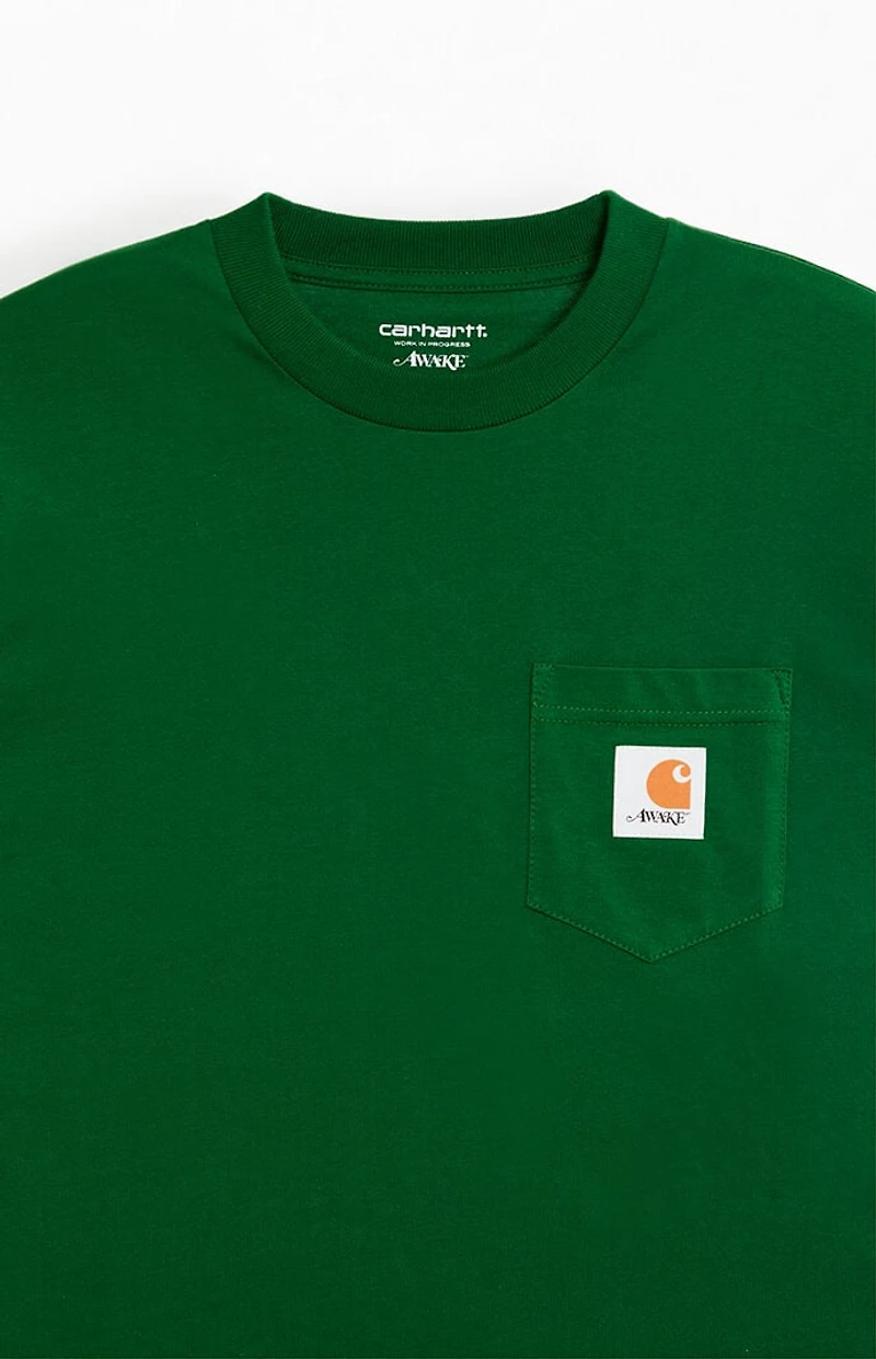 Awake NY x Carhartt Green Pocket T-Shirt