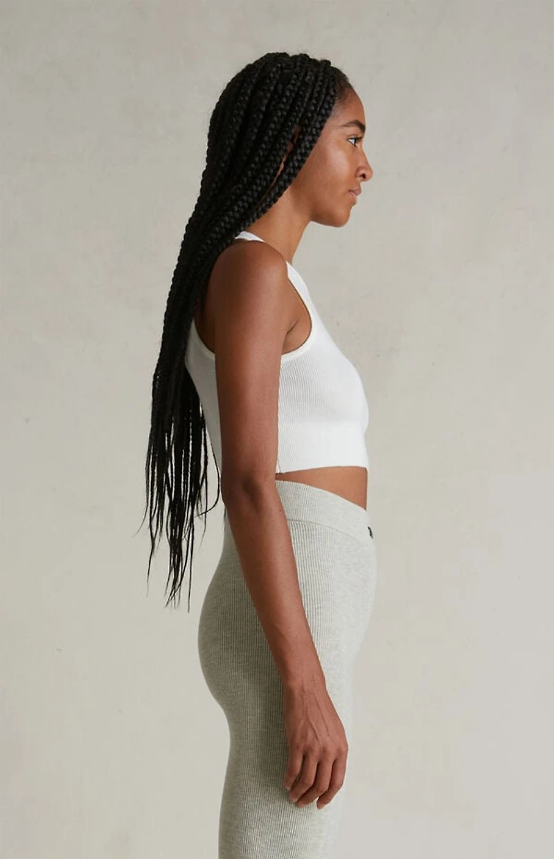 Fear of God ESSENTIALS Women's Cloud White Sport Knit Tank Top