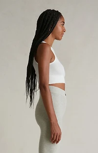 Fear of God ESSENTIALS Women's Cloud White Sport Knit Tank Top
