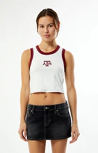 WILD COLLECTIVE x Pacsun Texas A&M University Cropped Tank Top