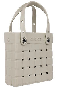 Crocs Beige Small Woven Crocssbody Tote Bag