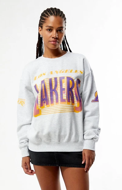 QORE LA Lakers Crew Neck Sweatshirt