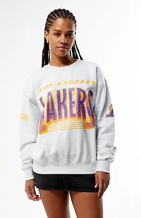 QORE LA Lakers Crew Neck Sweatshirt