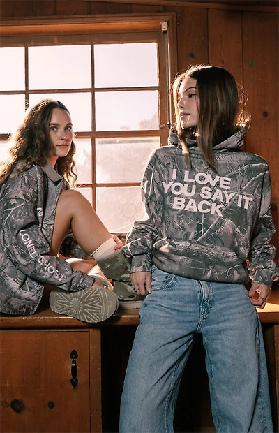 LONELY GHOST Camo Ways To Say I Love You Hoodie