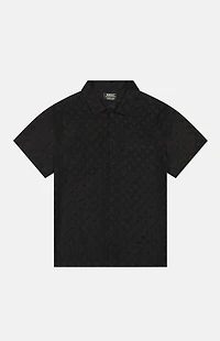 WeSC Black Mesh Camp Shirt
