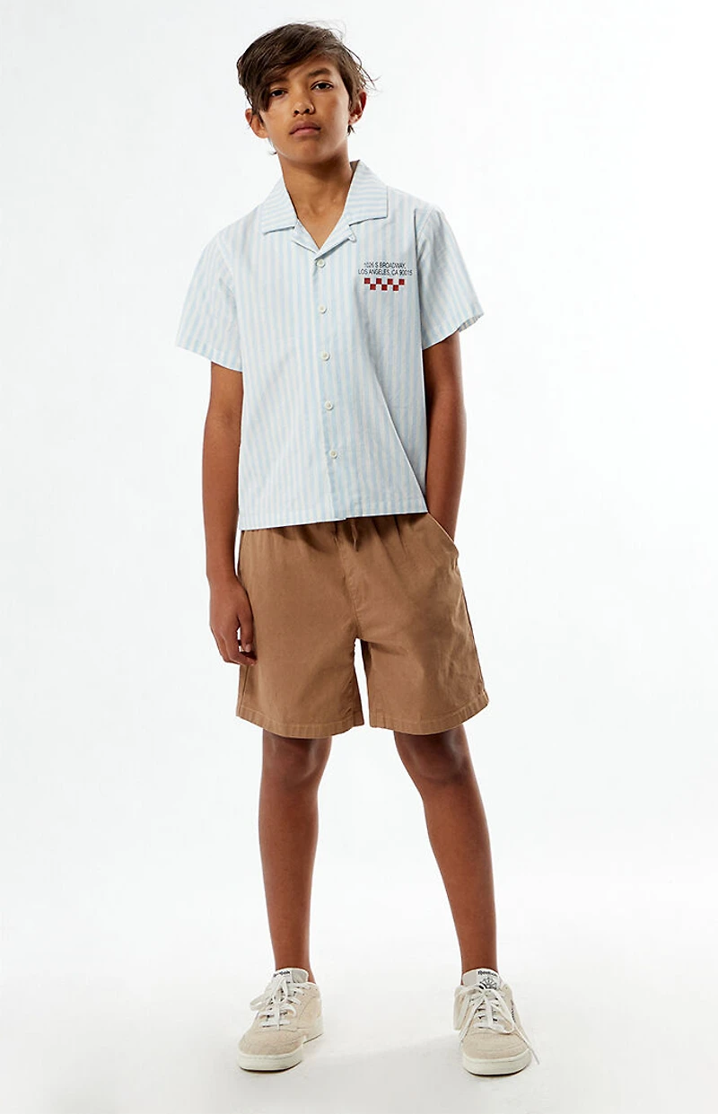 Pacsun Kids Tan Volley Shorts