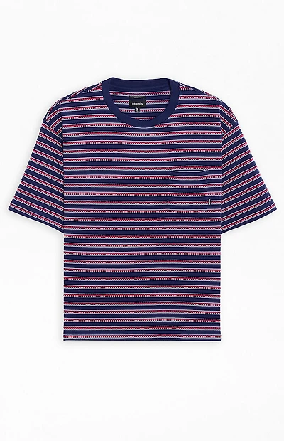 Brixton Poolside Striped Box Cropped T-Shirt