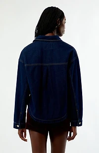 Pacsun Dark Indigo Kirby Denim Shacket
