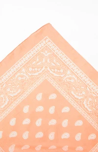 LA Hearts Orange Paisley Bandana