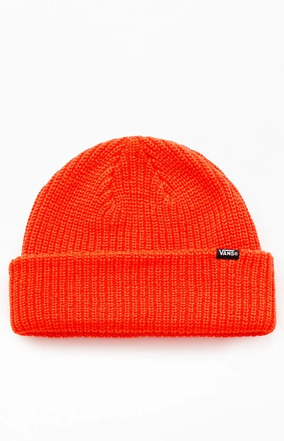 Vans Kids Orange Core Basic Cuff Beanie