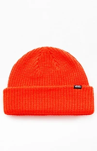 Vans Kids Orange Core Basic Cuff Beanie