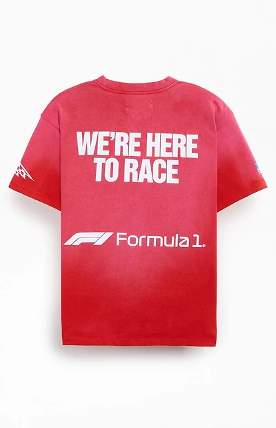 Formula 1 x Pacsun Las Vegas Red Here To Race T-Shirt