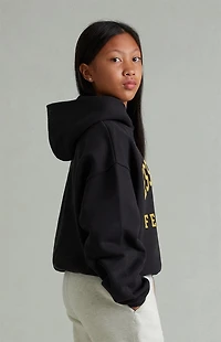 Fear of God ESSENTIALS Kids Vintage Black Classic Hoodie