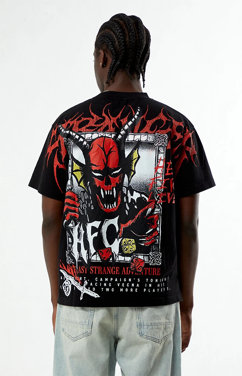 Netflix x Stranger Things Hellfire Lives Oversized T-Shirt