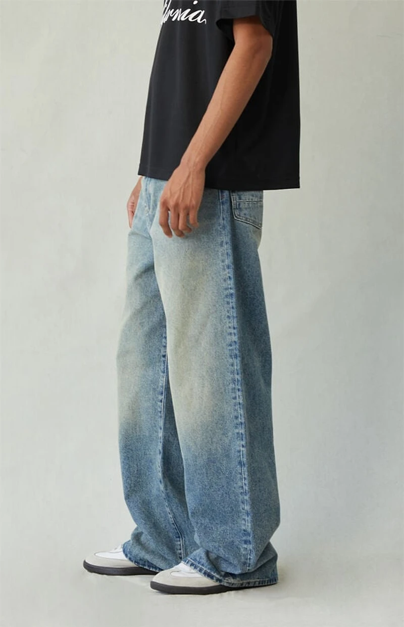 Pacsun Blake Extreme Baggy Jeans Medium Blue Tint