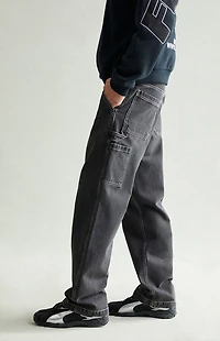 Pacsun Dylan Baggy Jeans Carpenter Contrast Stitch Black