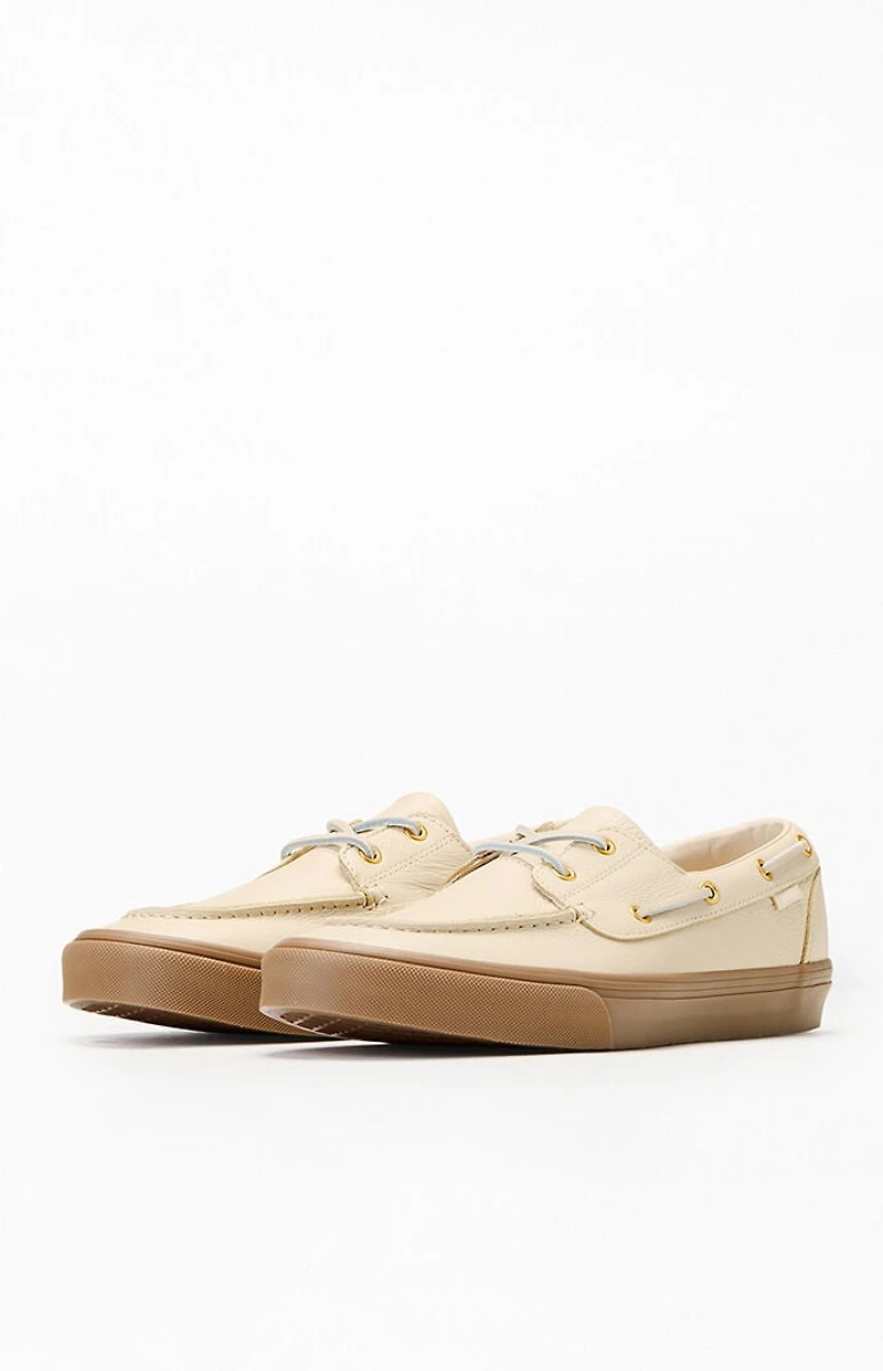 Vans Tan 2-Eyelet Boat Shoes