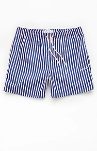 Pacsun Yacht Striped 4.5" Swim Trunks