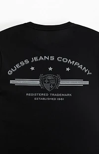 Guess Jeans Black Slim Fit Logo T-Shirt