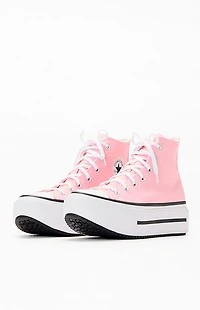 Converse Pink Chuck Taylor All Star Lift Double Stack High Top Sneakers