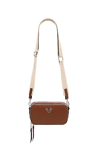 True Religion Double Zip Horseshoe Camera Bag