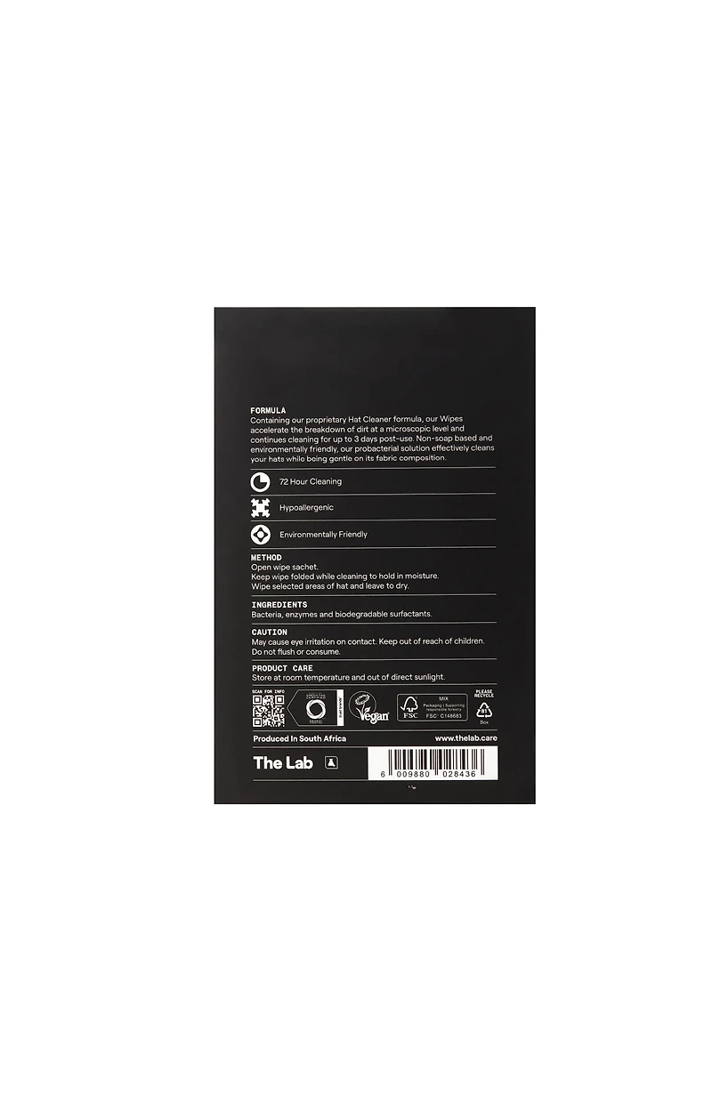 The Lab Hat Cleaner Wipes
