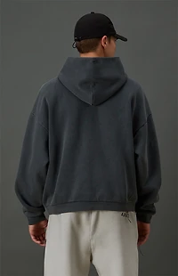 A.R.C. Black Vintage Wash Heavyweight Fleece Hoodie