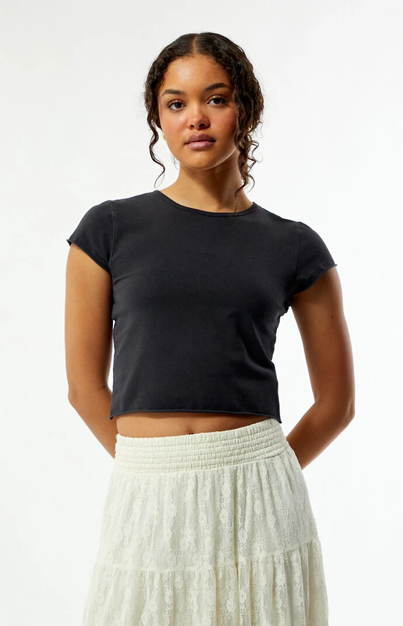 Your Favorite Clara Raw Hem Top