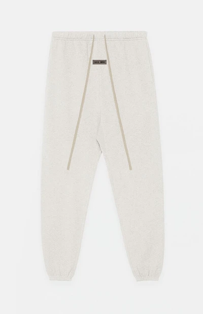 Fear of God ESSENTIALS Heather Oatmeal Classic Fleece Sweatpants