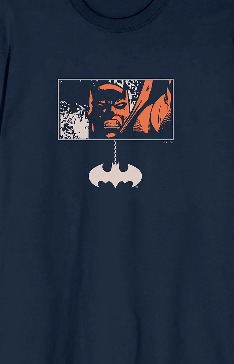 Batman Moon Comic Art T-Shirt