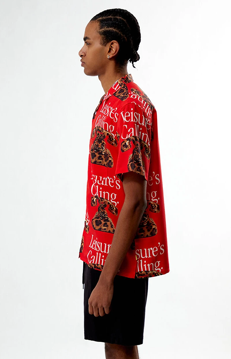 Duvin Design Cat Call Camp Shirt