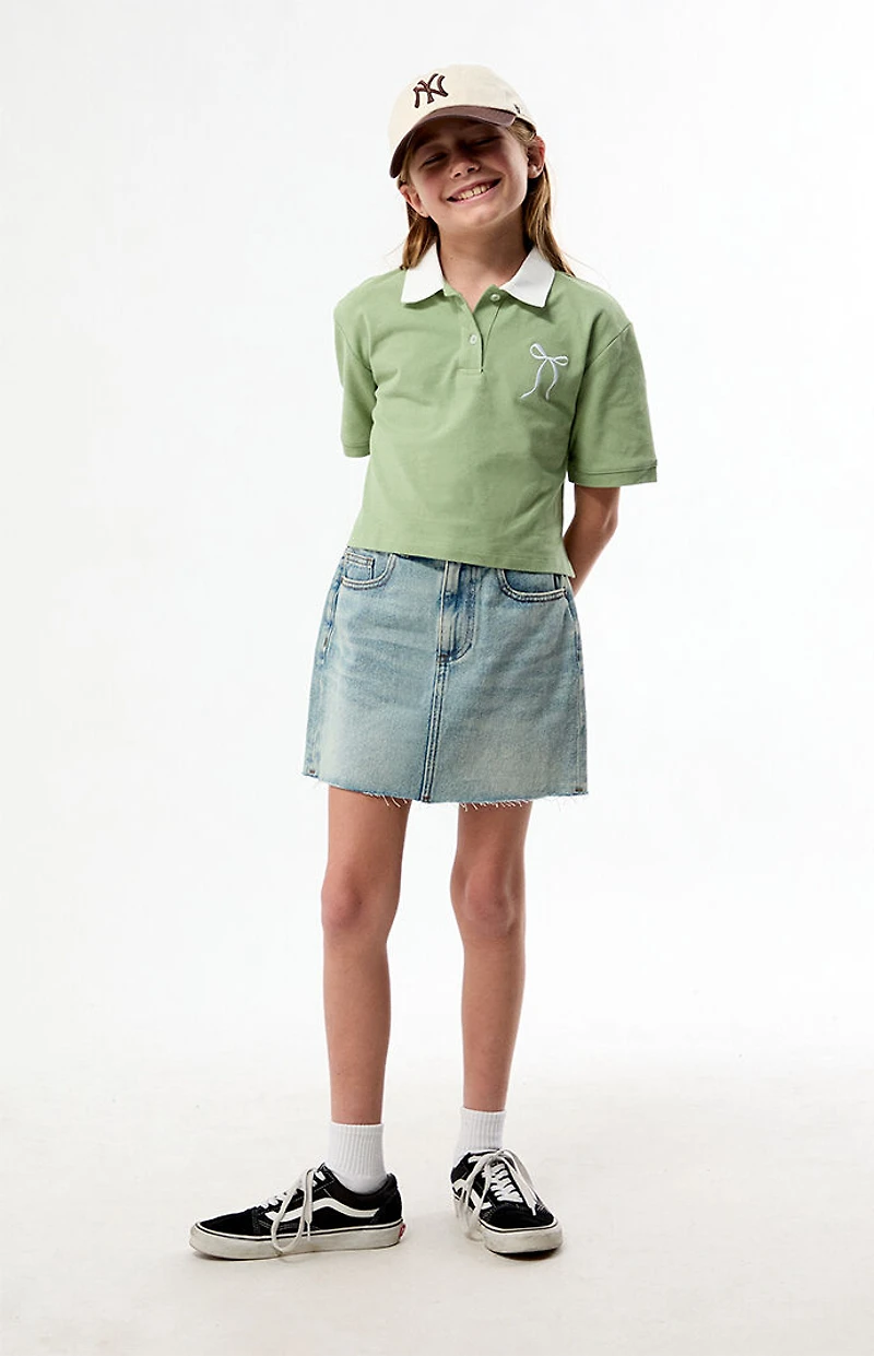 Pacsun Kids Medium Indigo Denim Mini Skirt