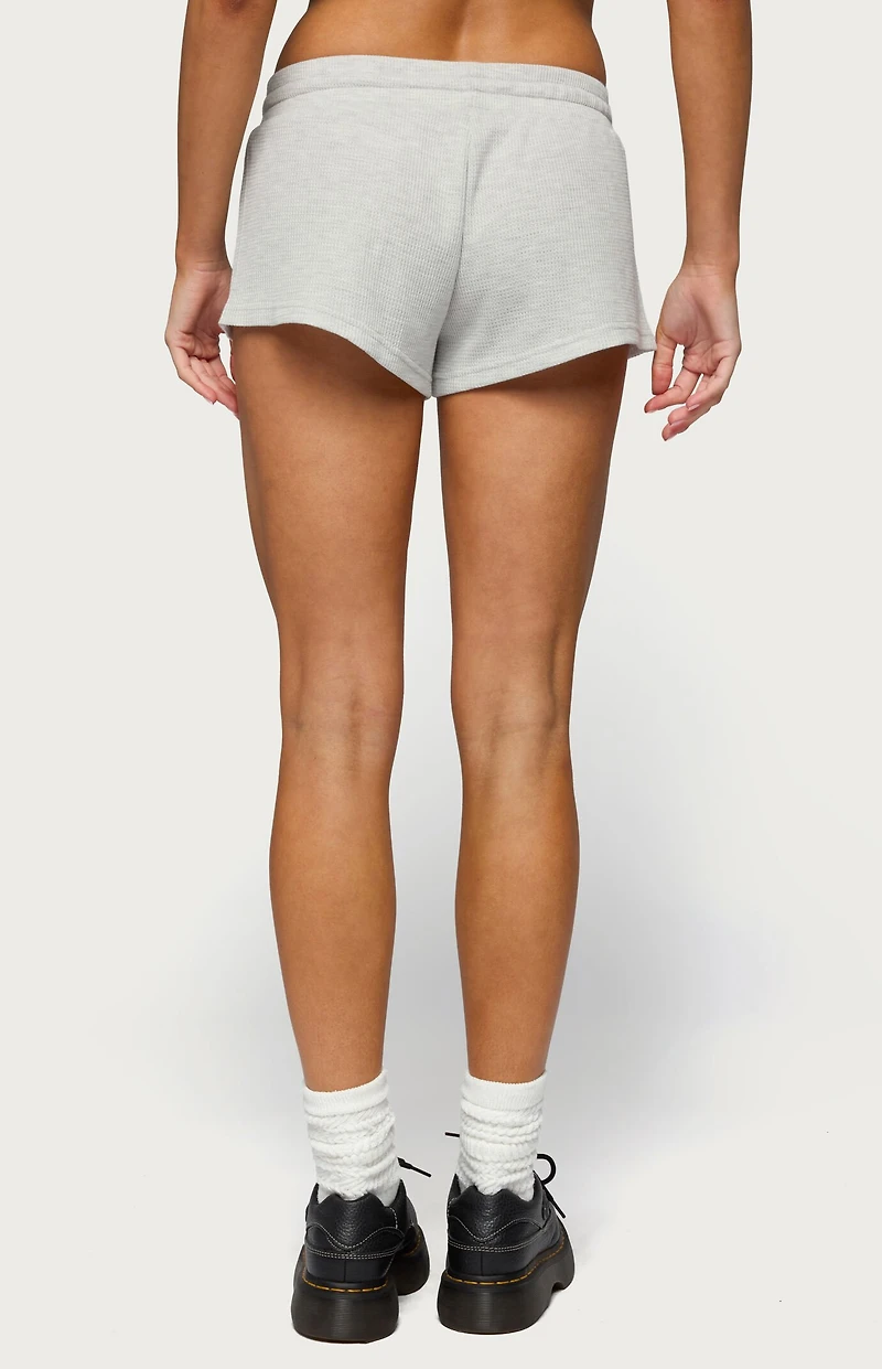 Edikted Baila Waffle Shorts