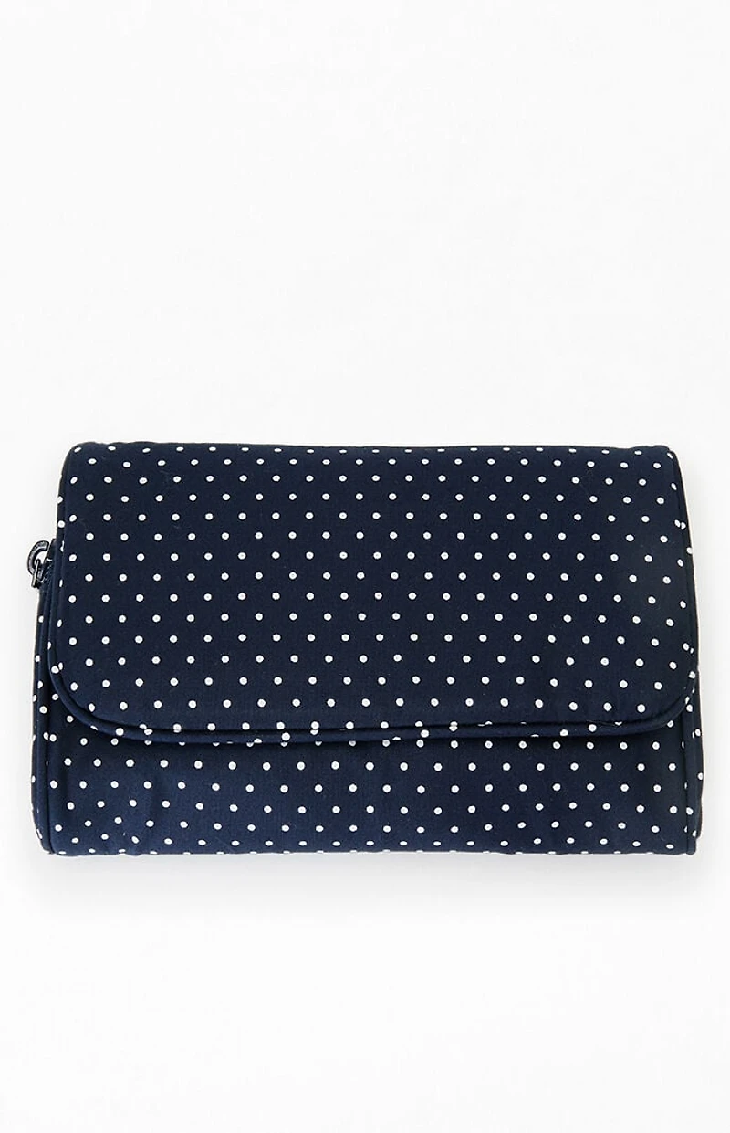 John Galt Polka Dot Makeup Bag
