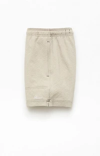 Pacsun Cursive Contrast Stitch 4.5" Swim Trunks